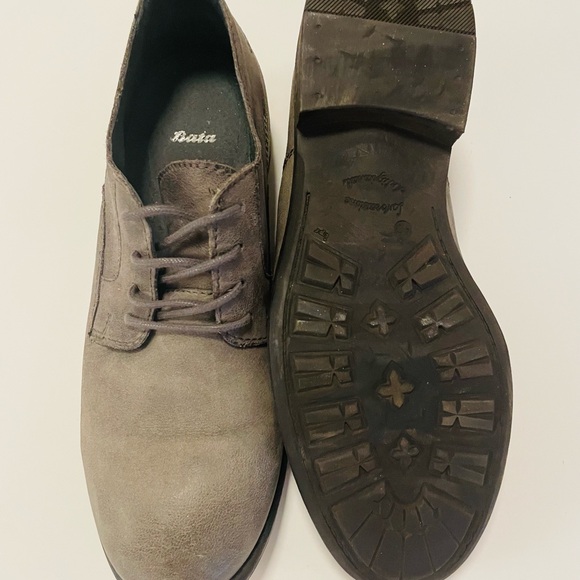 Bata Men’s Grey Derby Shoes - Picture 2 of 4
